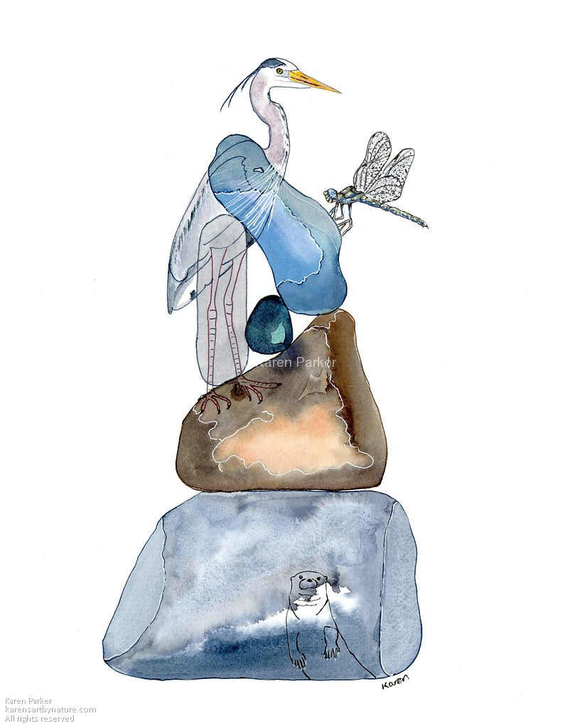 Traveling the Blues Print