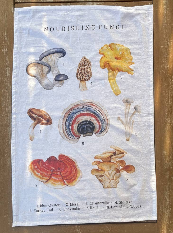 Mushroom Tea Towel