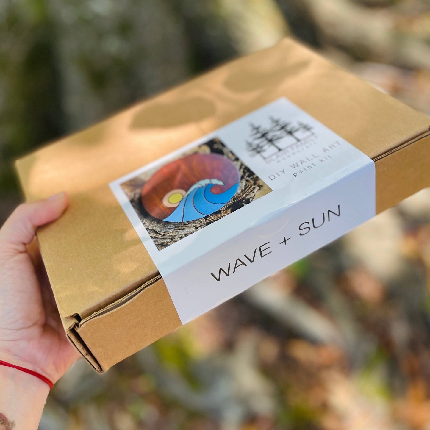 DIY Kit: "Ombre Wave" Wood Wall Art