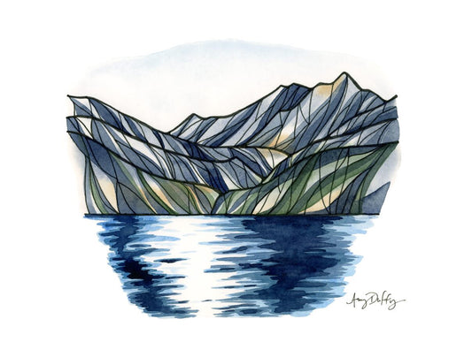 Lake Crescent Stillness Print