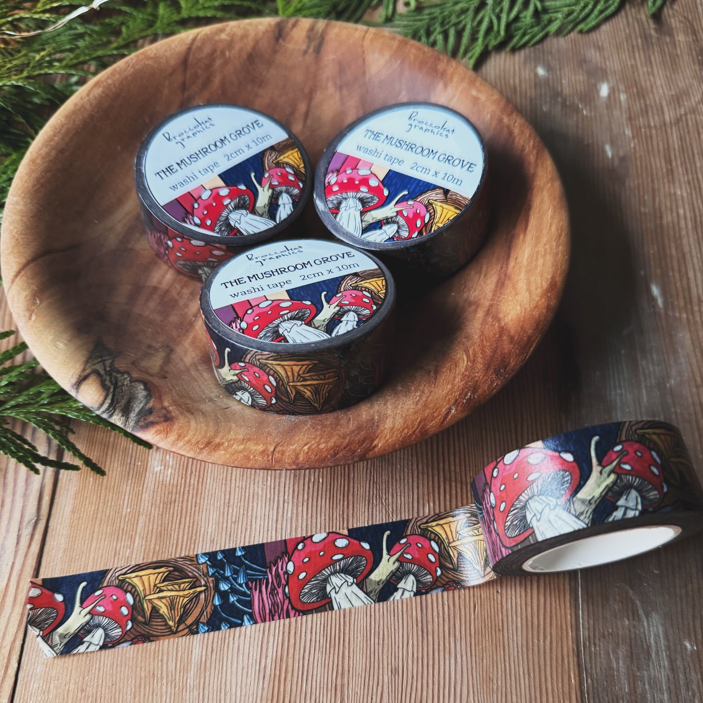 The Mushroom Grove Washi Tape
