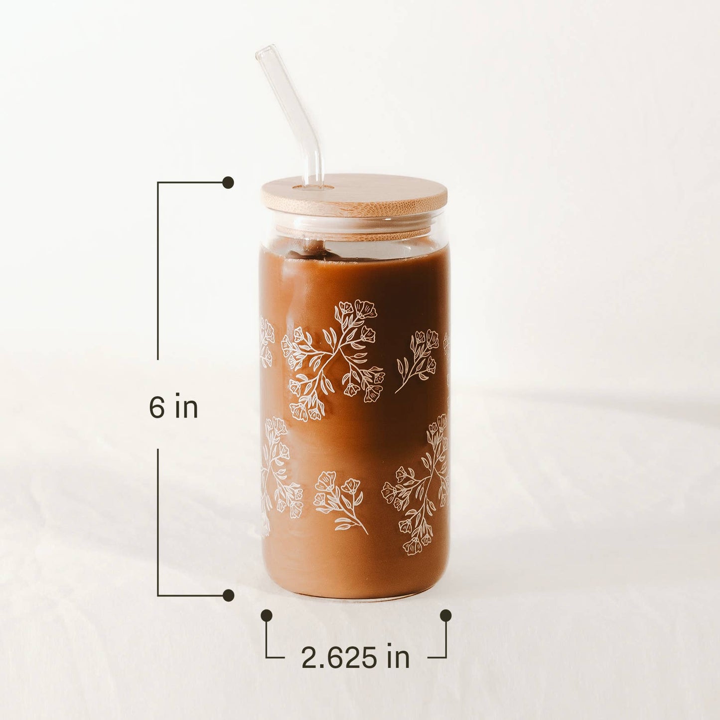 Vintage Santa Glass Tumbler