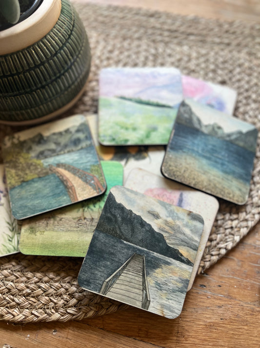 Wood Painted Coasters