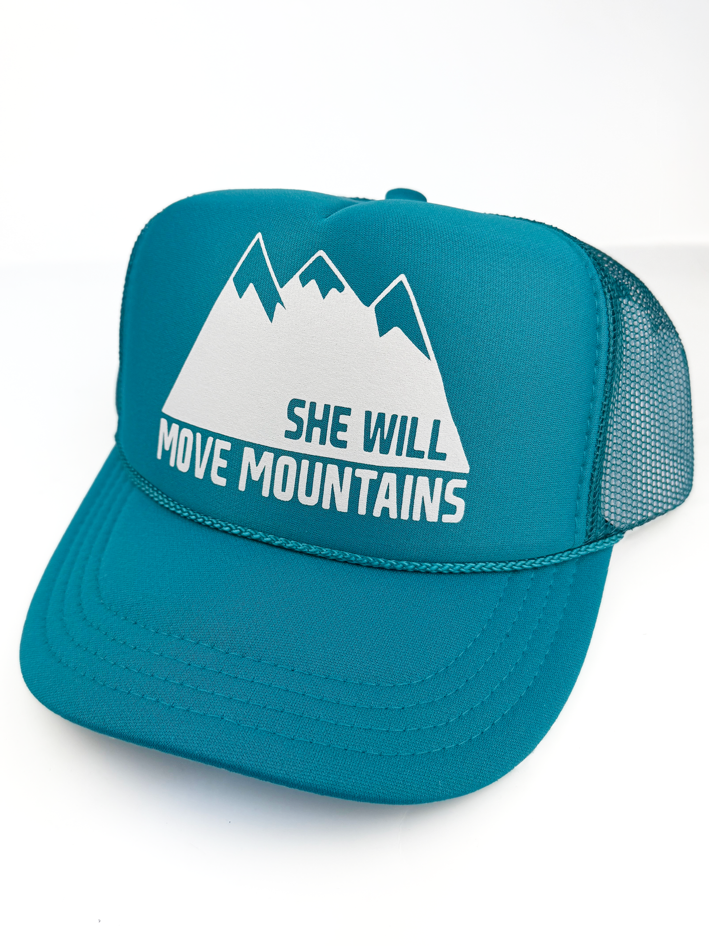 Kid She Will Move Trucker Hat: Jade