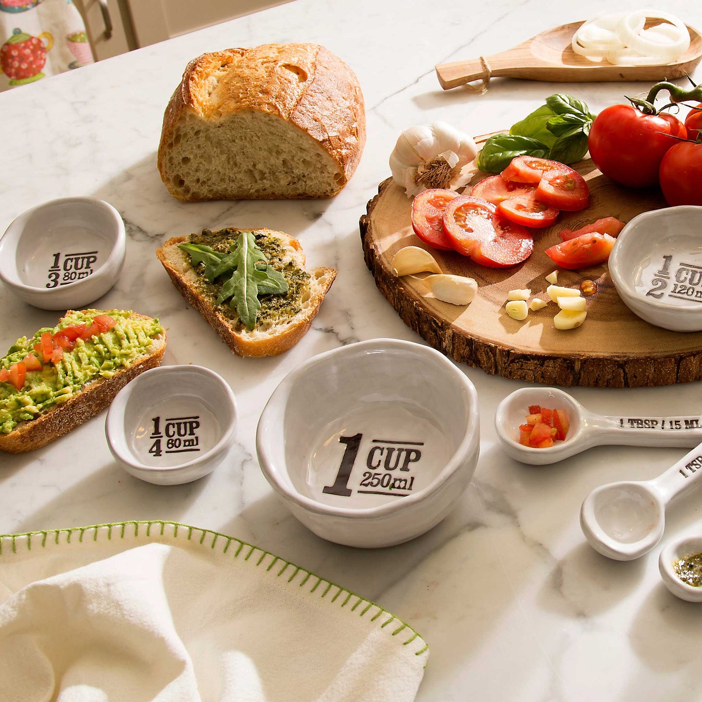 Measuring Ceramic Cup Set