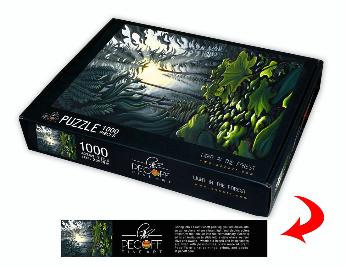 Light in the Forest 672 Piece Puzzle