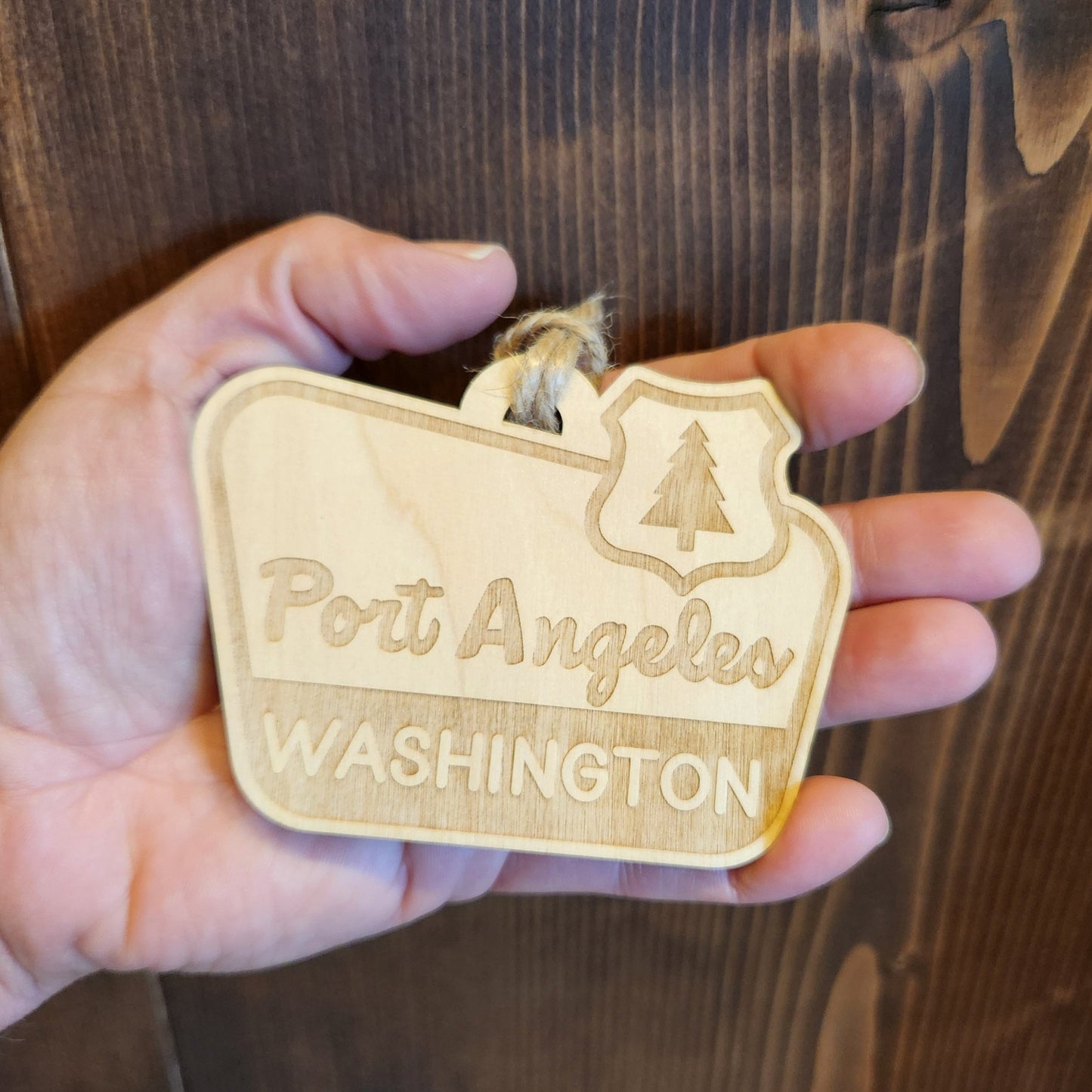Port Angeles Sign Ornament