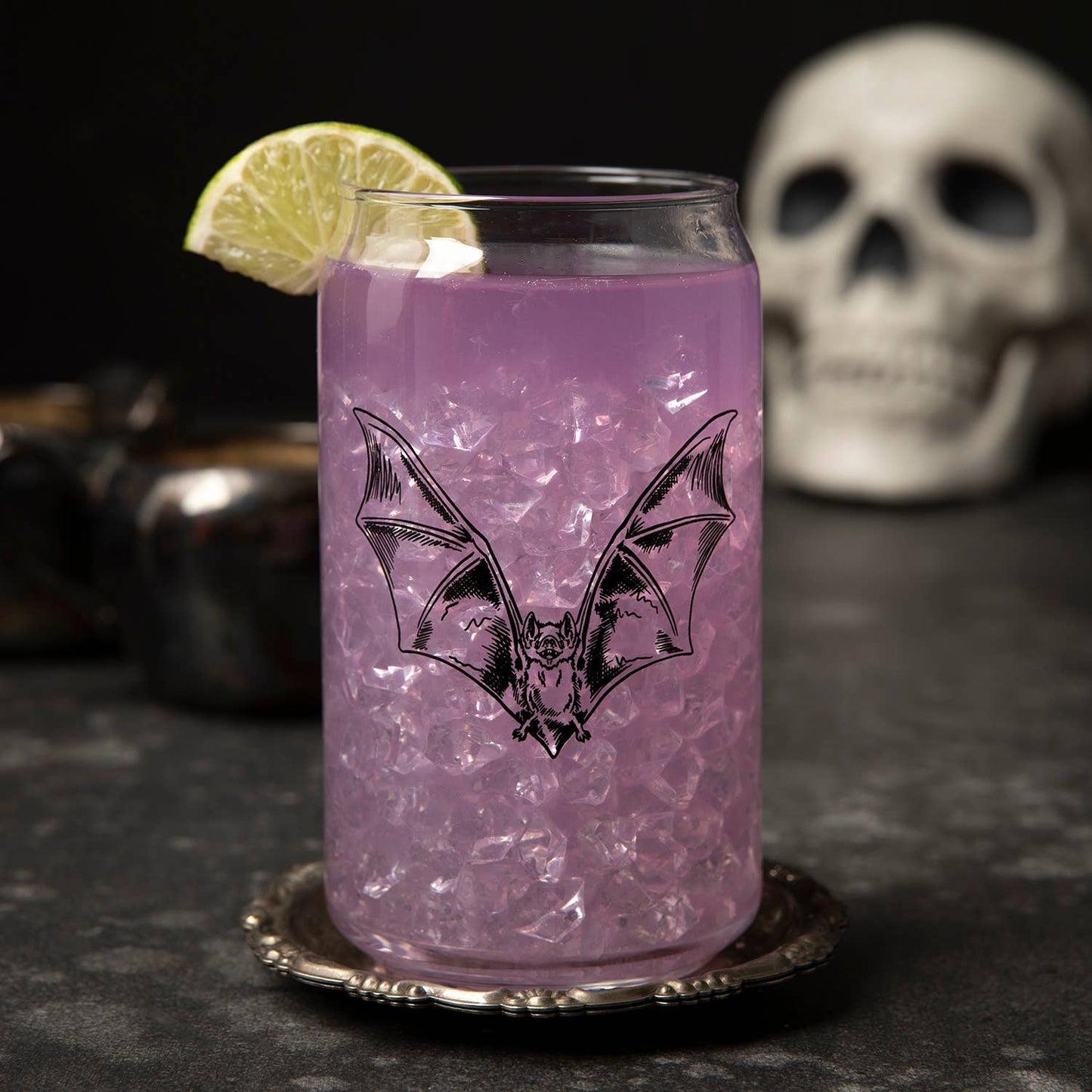 Bat Beer Can Glass | Glass Cup | Iced Coffee Cup