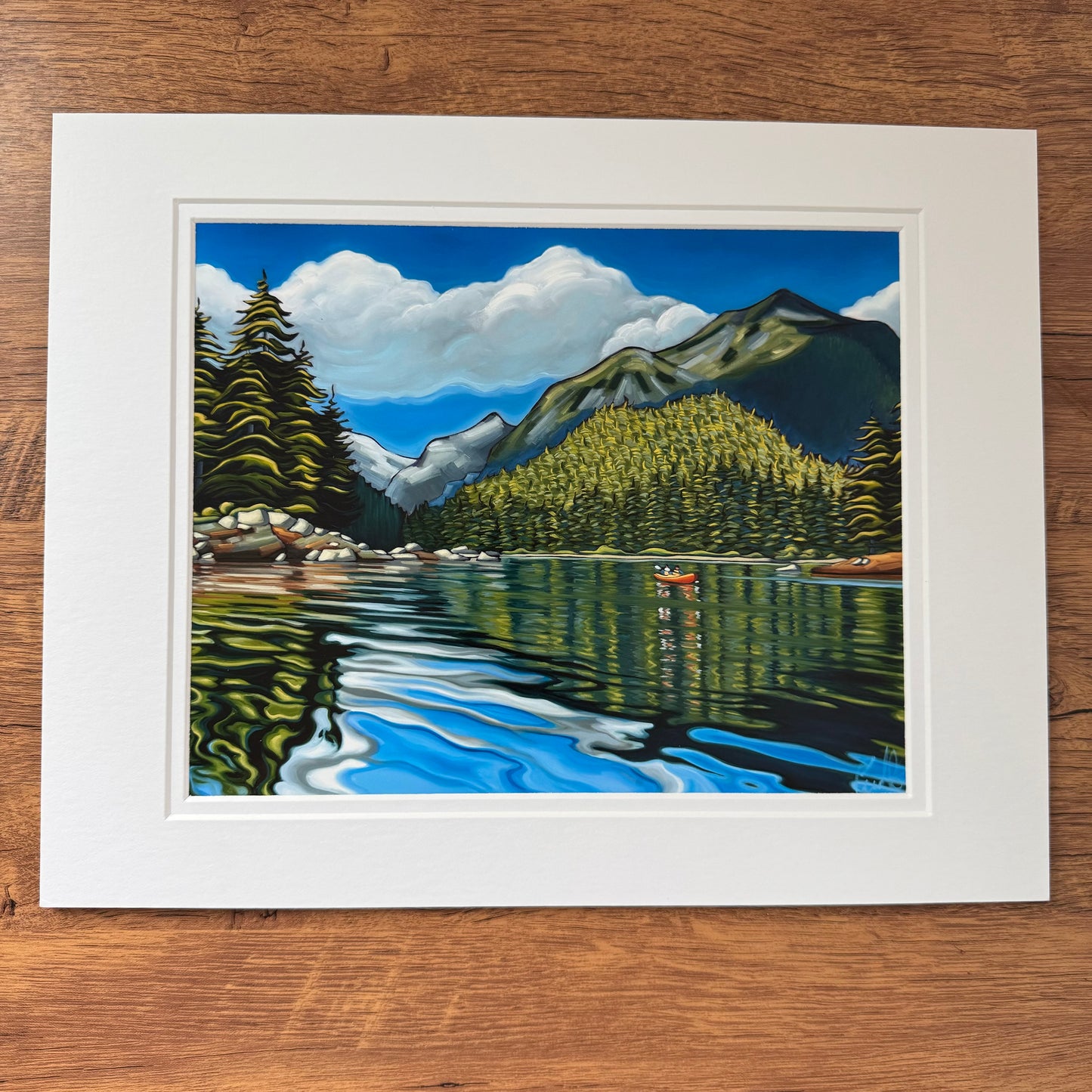 Kayaking the Cove Print