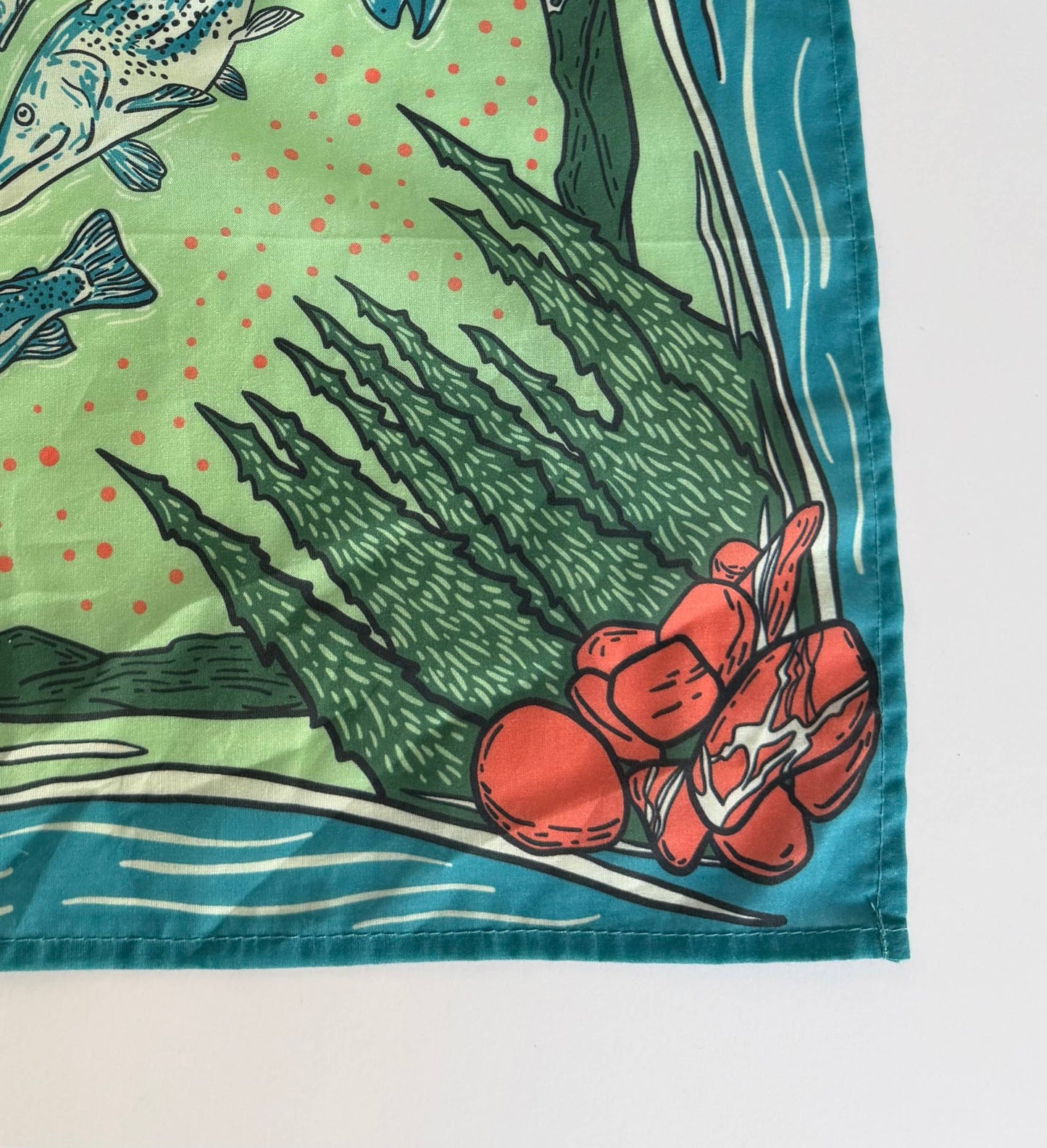 Whitefish Lake Fish Bandana