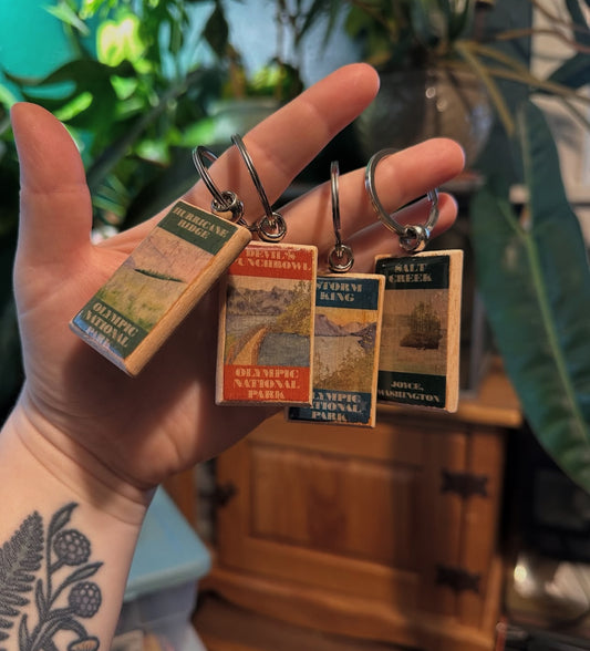 Courting the Wild Keychain