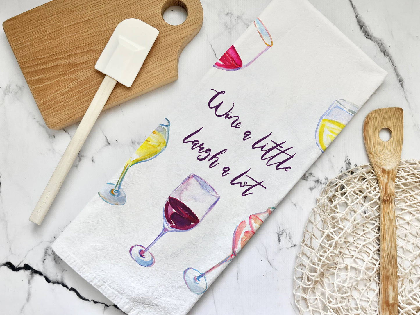 Wine A Little Tea Towel