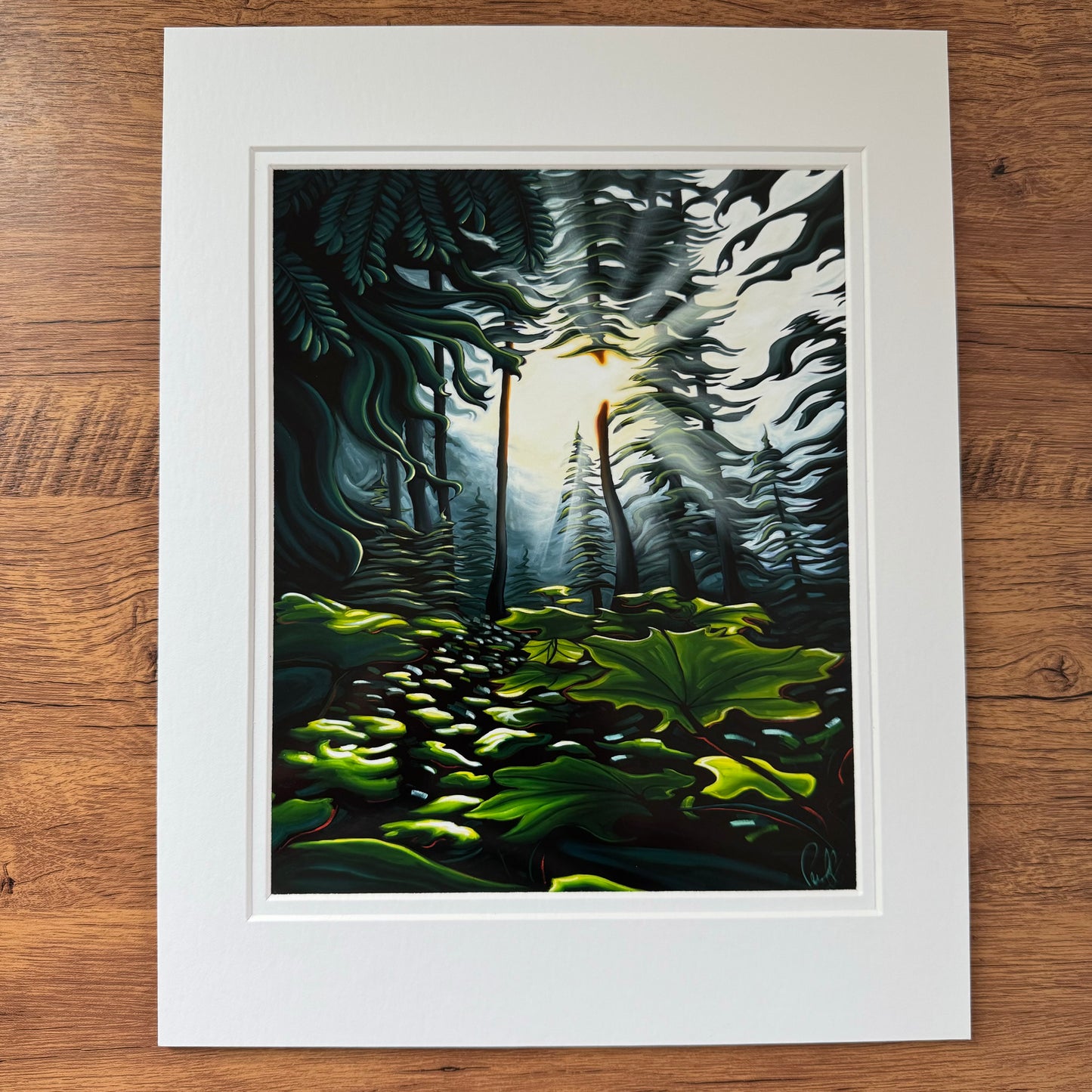 Light in the Forest Print