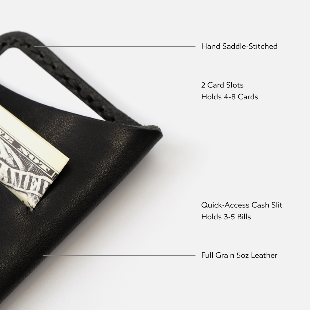 Gannett Wallet - Nut Brown or Black