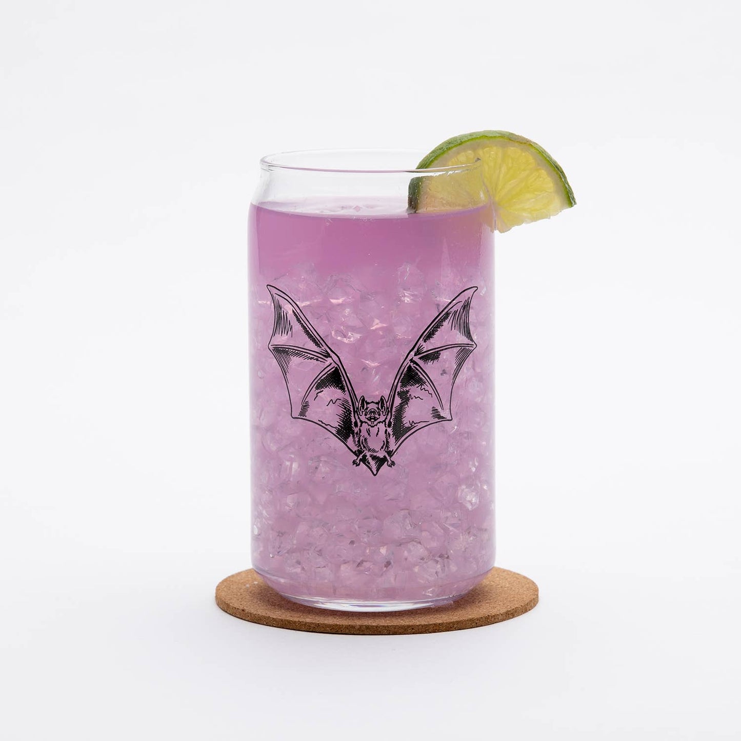 Bat Beer Can Glass | Glass Cup | Iced Coffee Cup