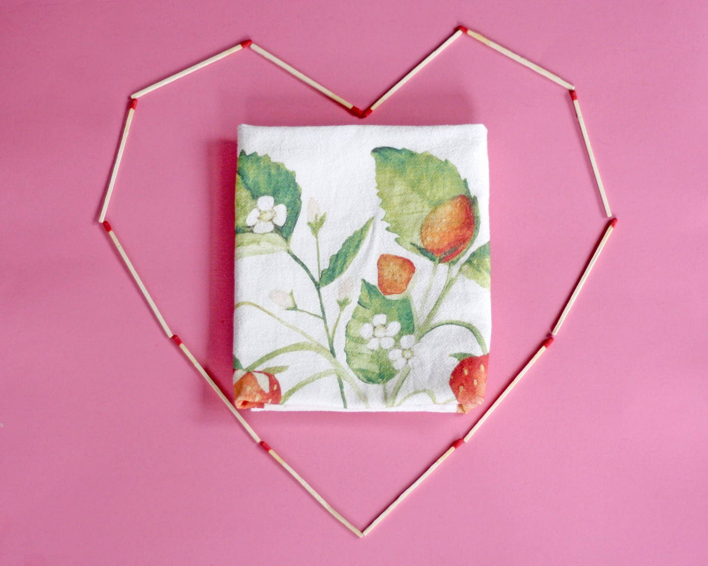 Strawberries Tea Towel