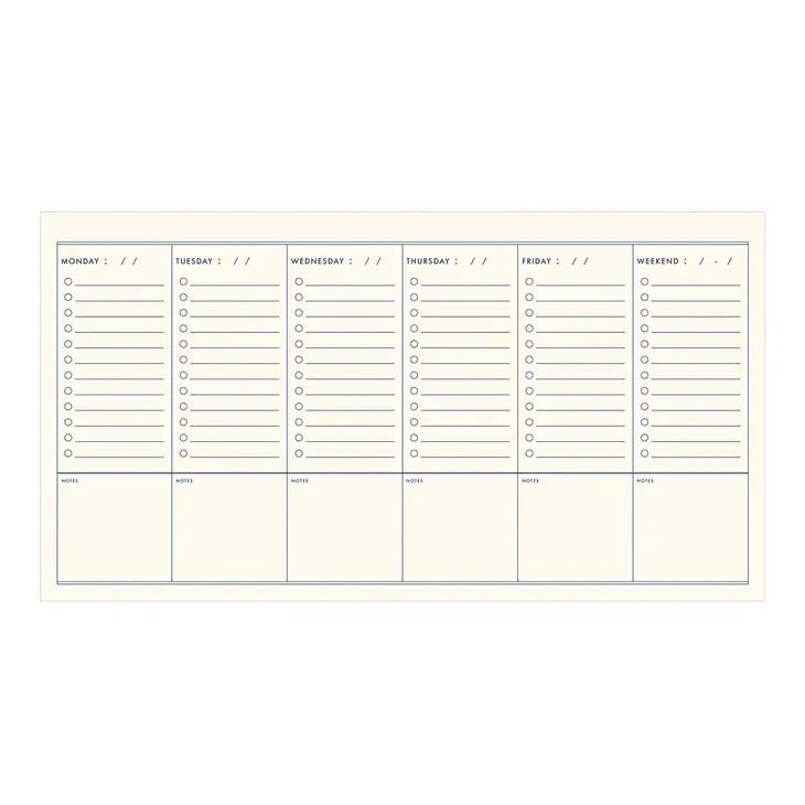 Treeline Weekly Planner