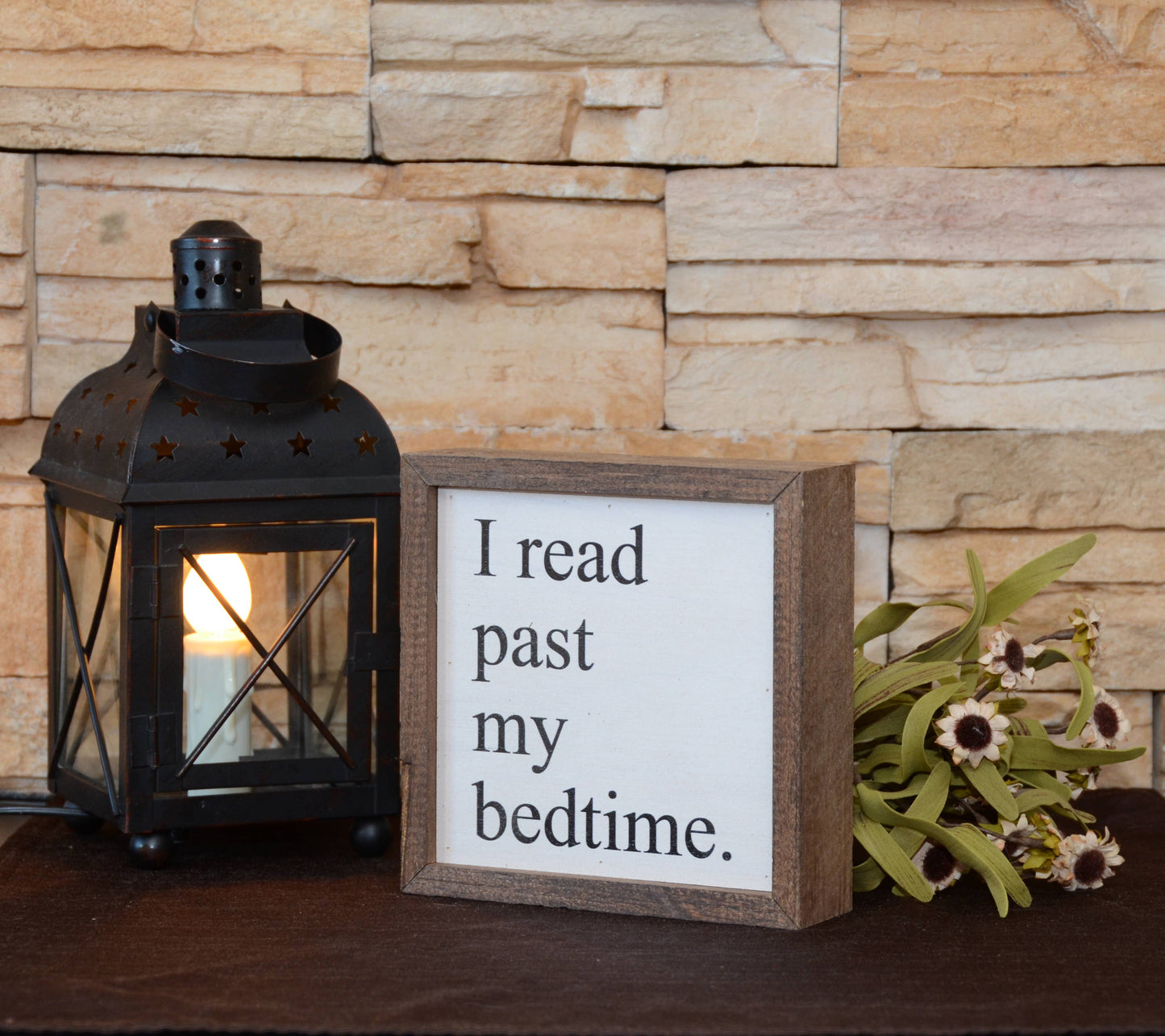 I Read Past My Bedtime Sign