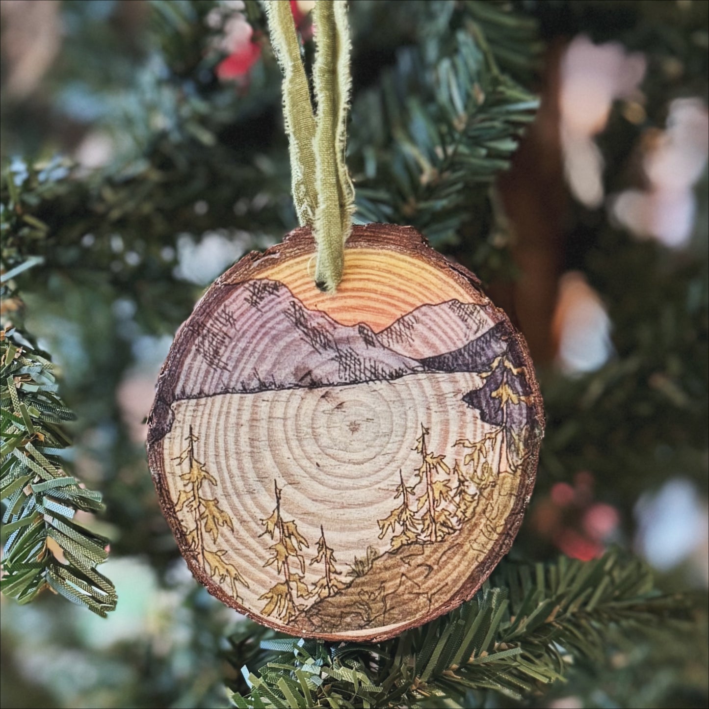 Courting the Wild Ornament