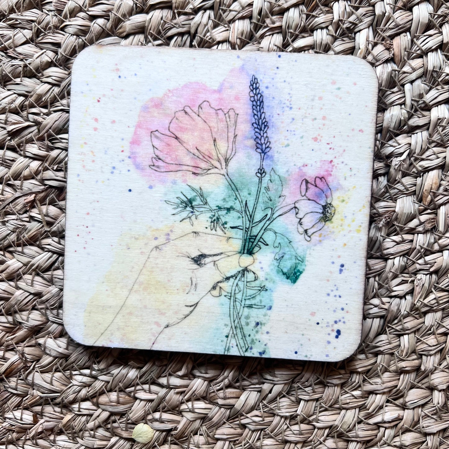 Wood Painted Coasters