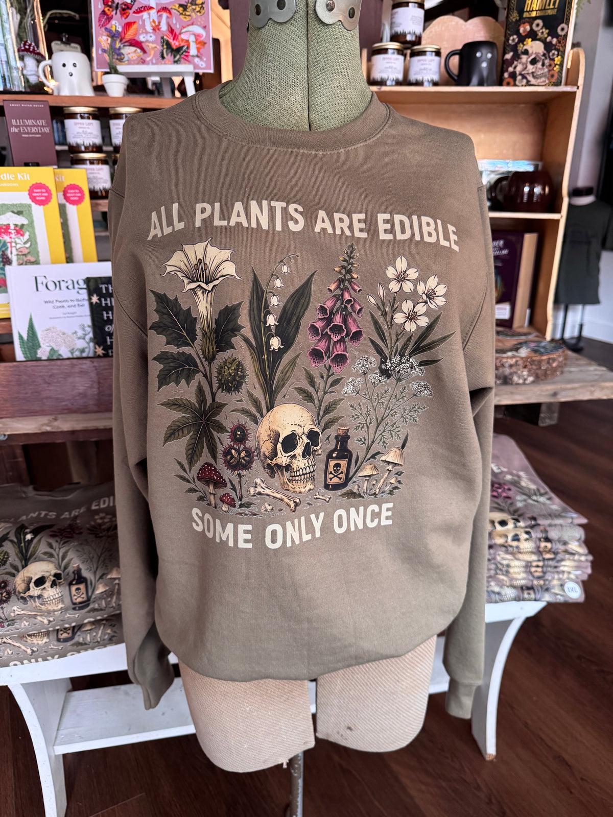 All Plants Are Edible Crewneck