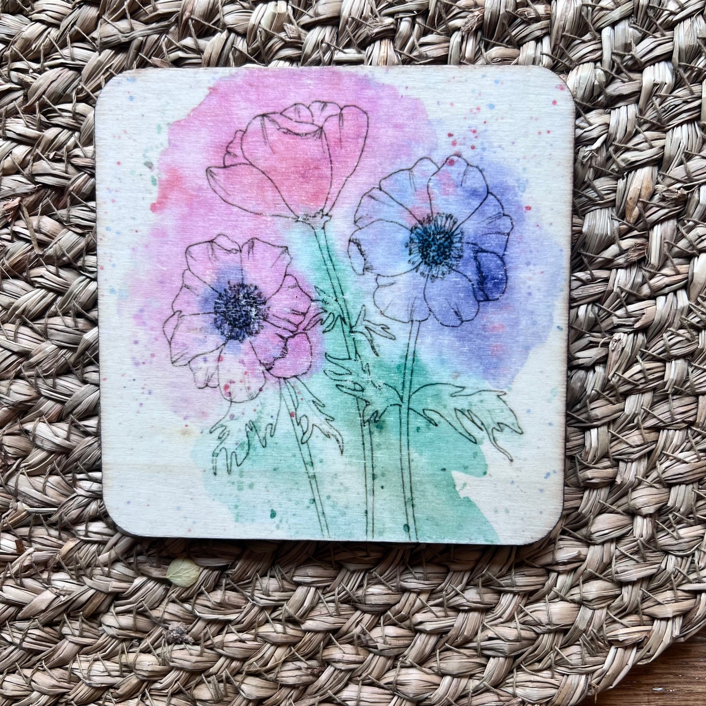 Wood Painted Coasters