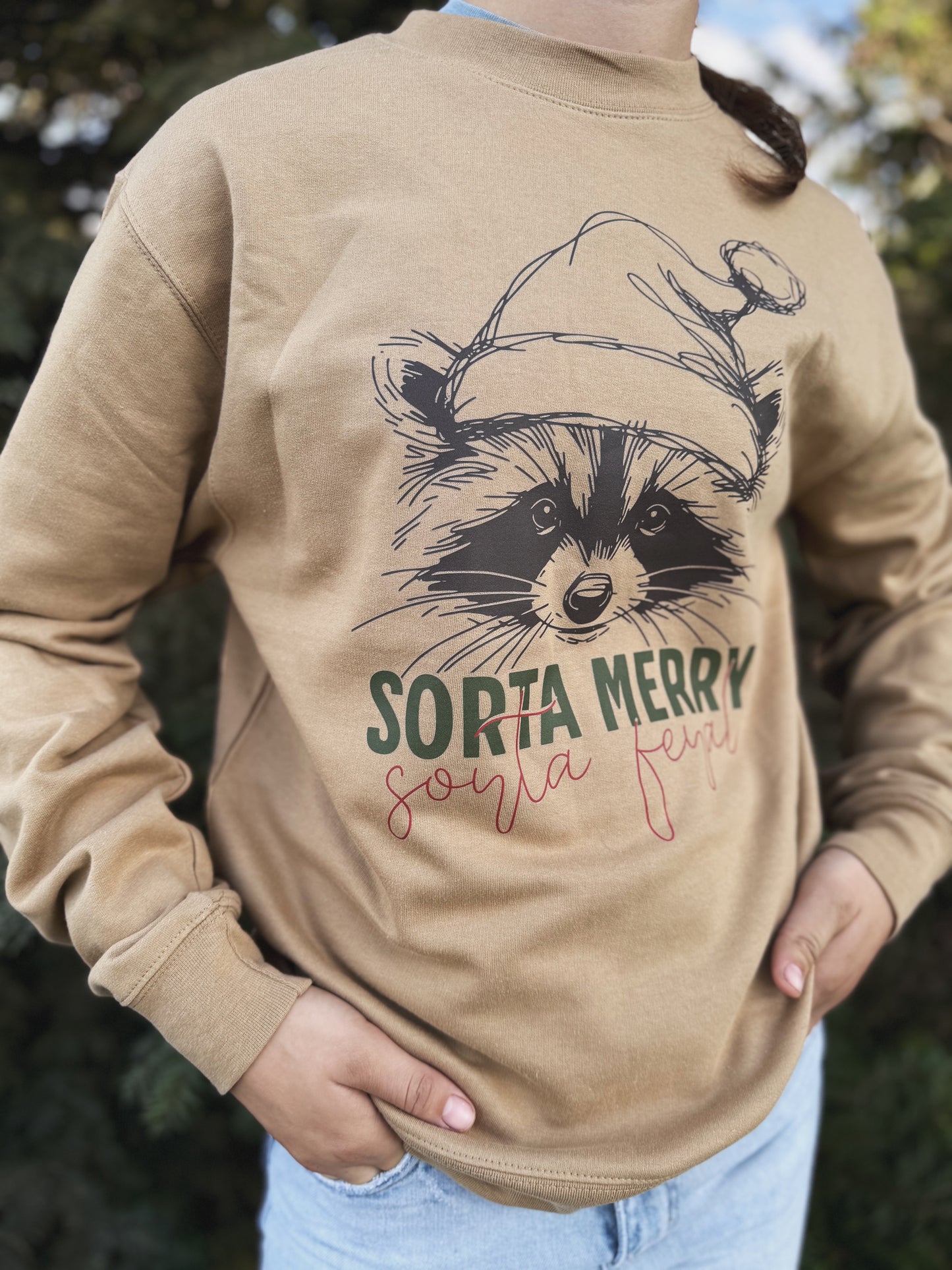 Sorta Merry Sorta Feral Crewneck