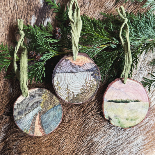 Courting the Wild Ornament