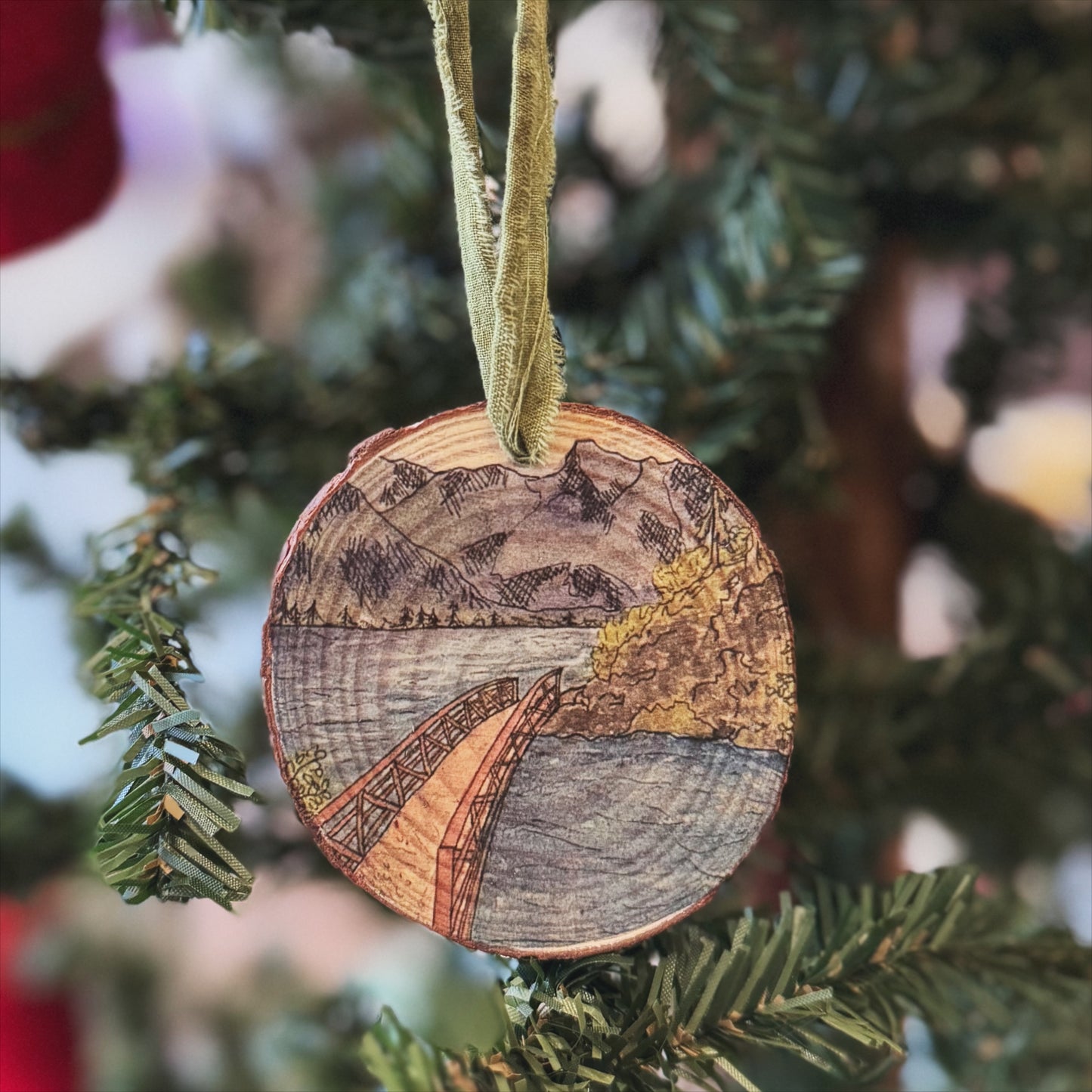 Courting the Wild Ornament