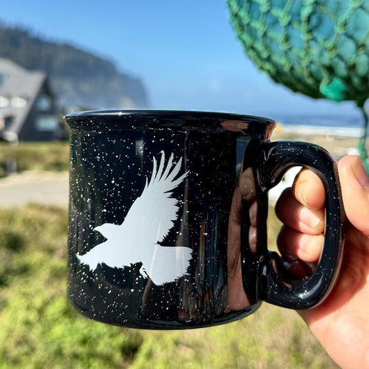 Flying Raven Campfire Mug