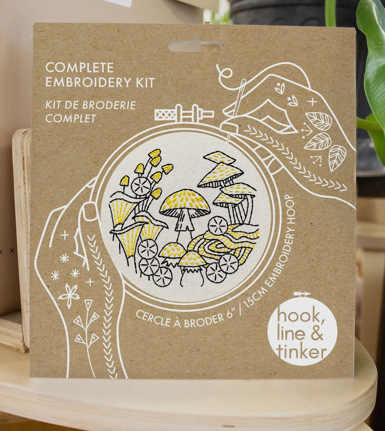 Mushrooms Complete Embroidery Kit