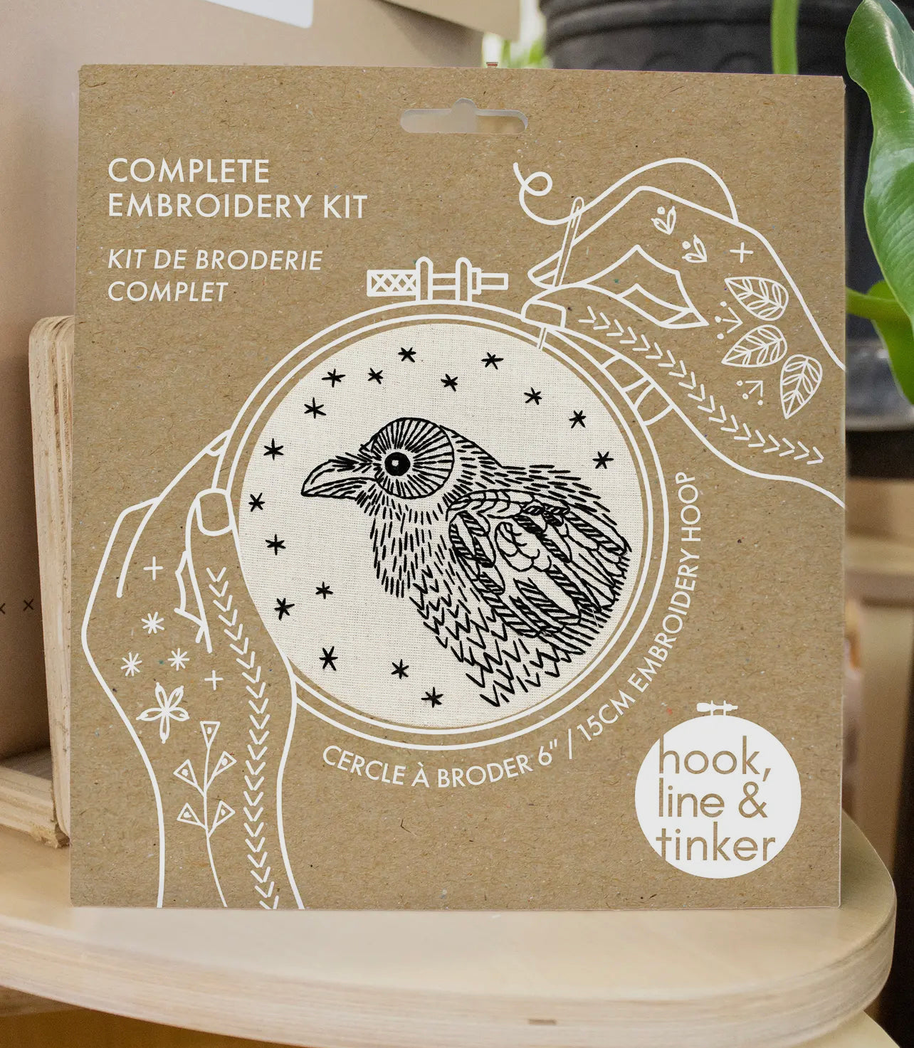 Raven - Nevermore Complete Embroidery Kit