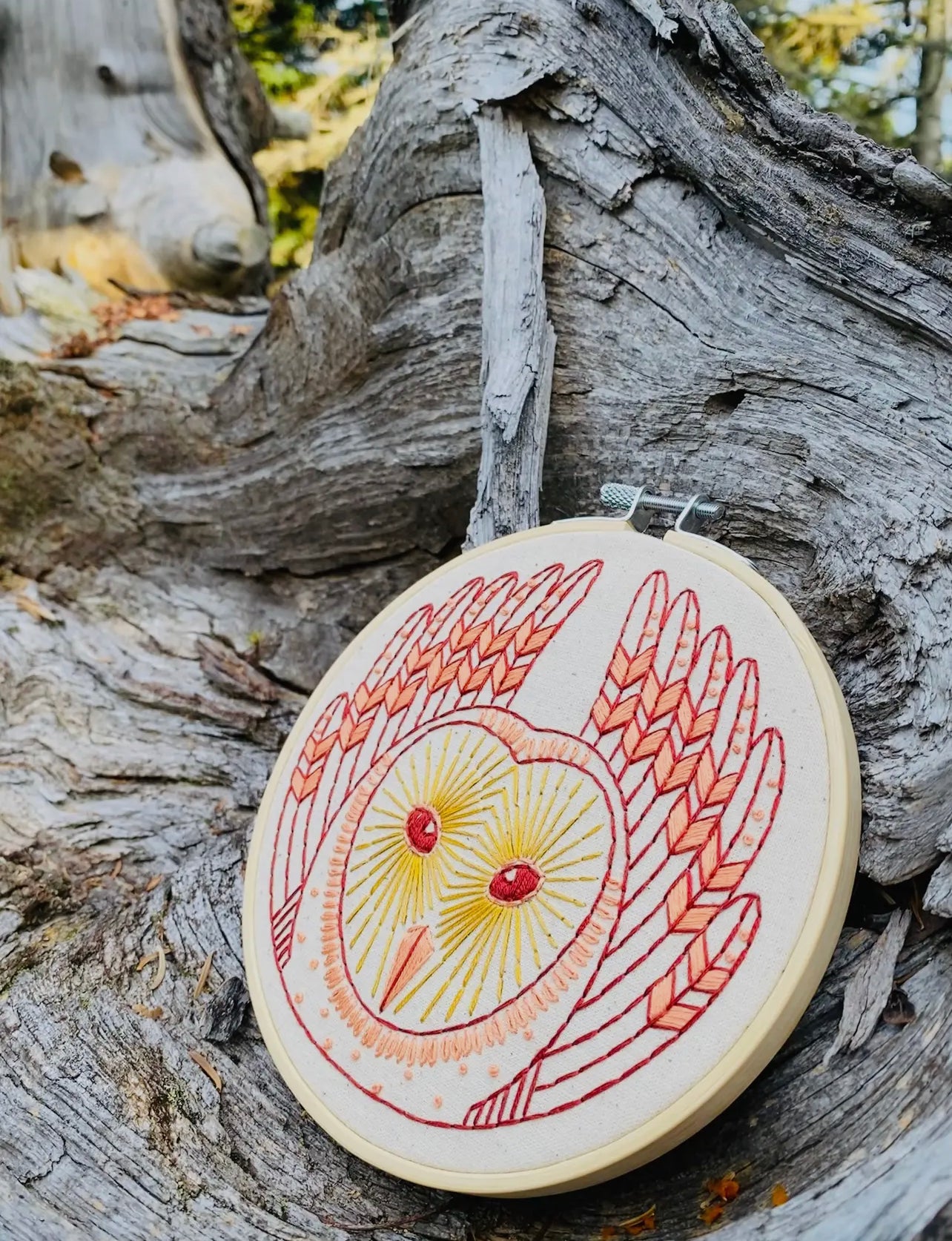Barn Owl Complete Embroidery Kit