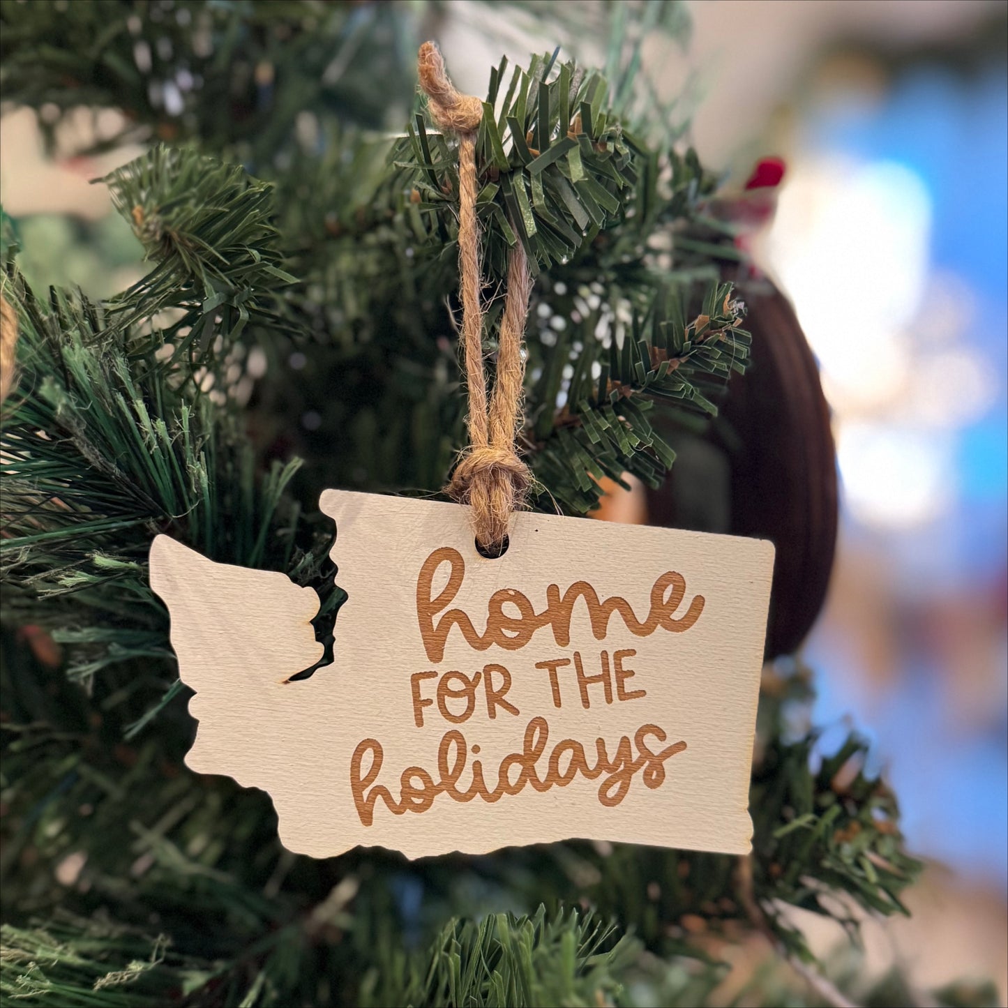 WA State Home for the Holidays Ornament