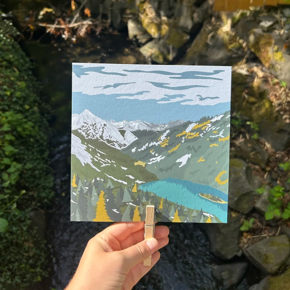 Heather Maple Pass Print