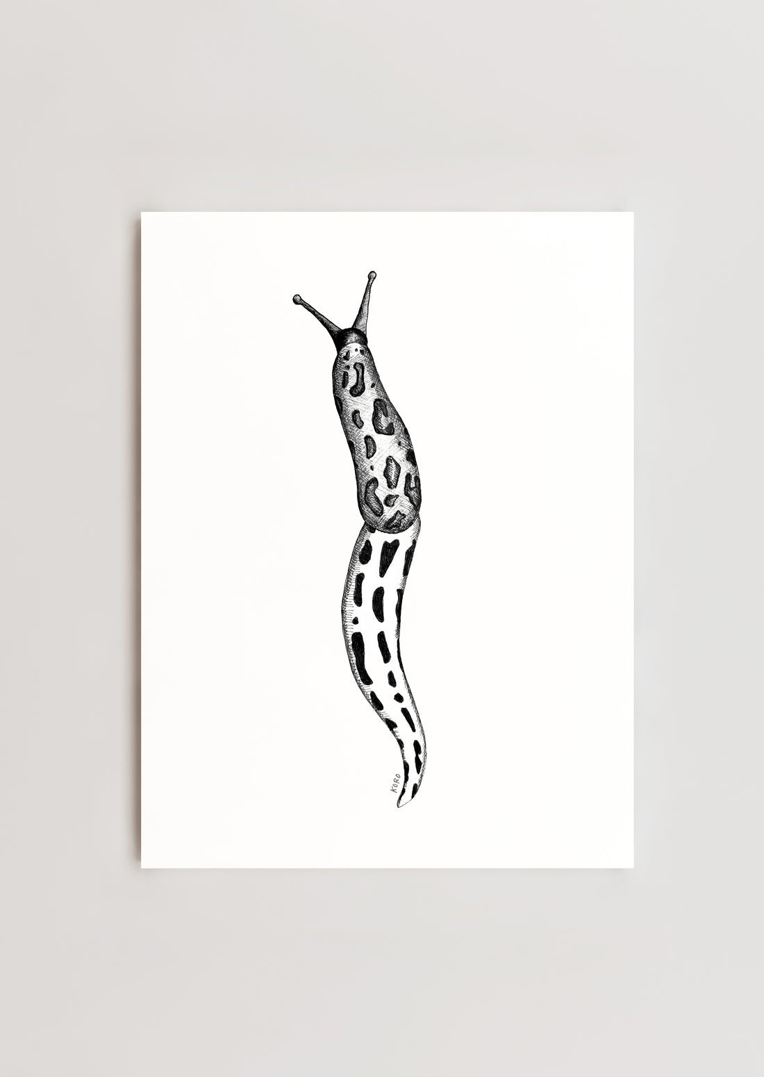 Leopard Slug Print 8x10
