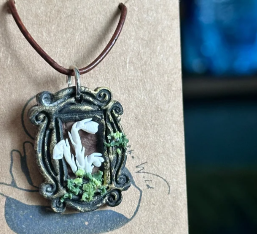 Ghost Pipe Necklace