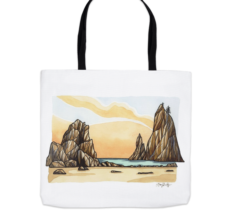 Dusk at Rialto Beach Tote