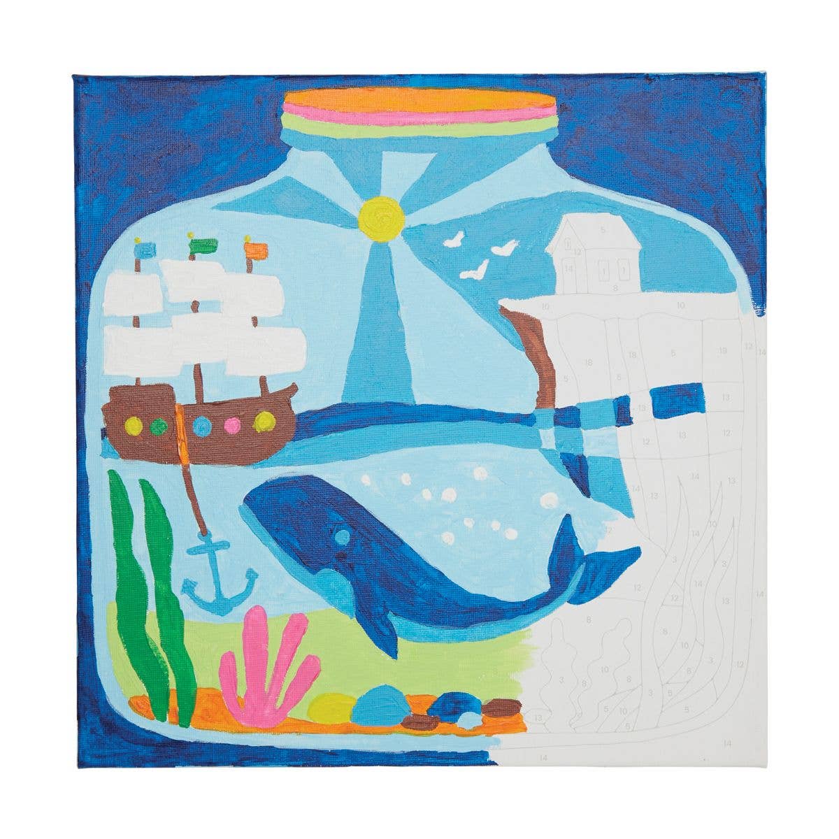 Paint By Number Kit Tiny Treasures