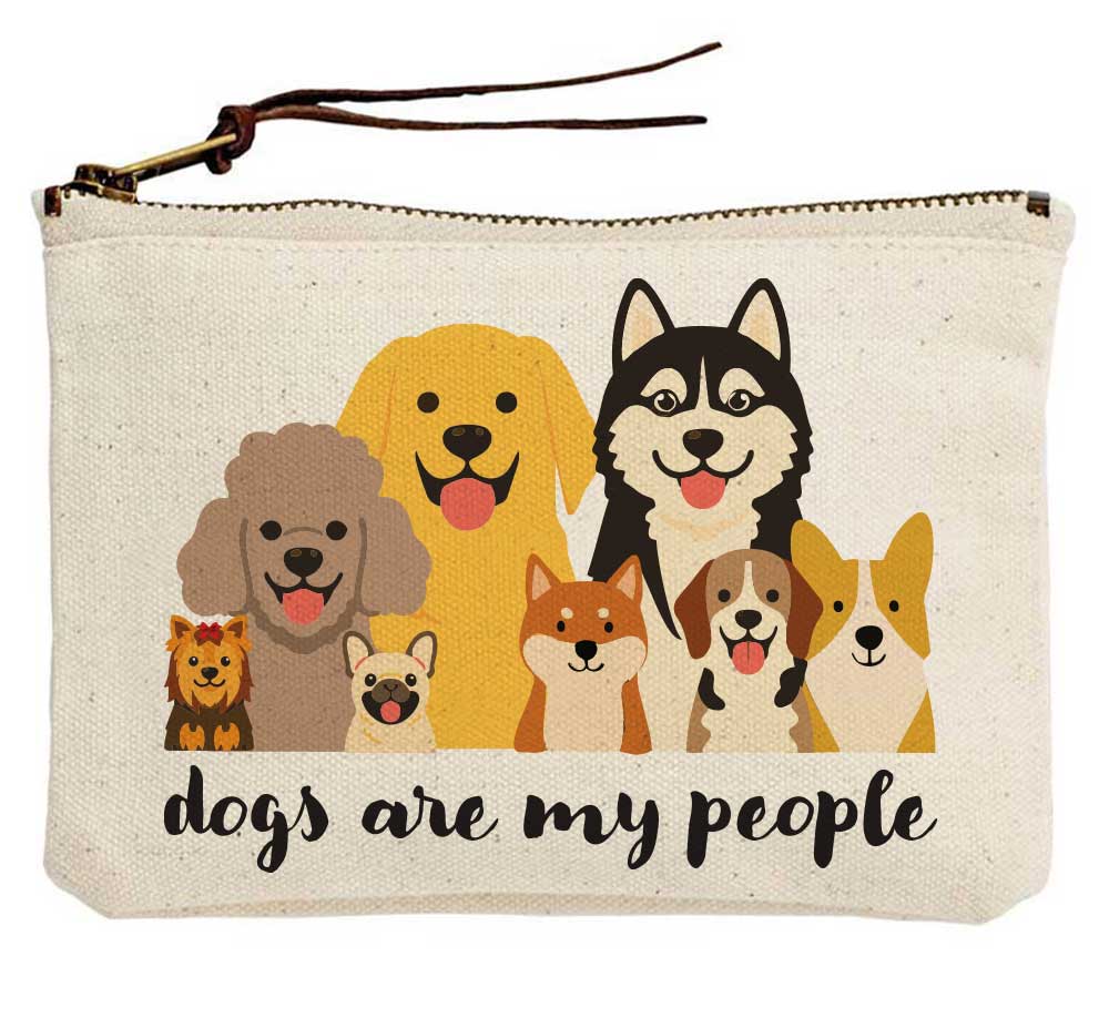 Dogs Are My People Canvas Pouch