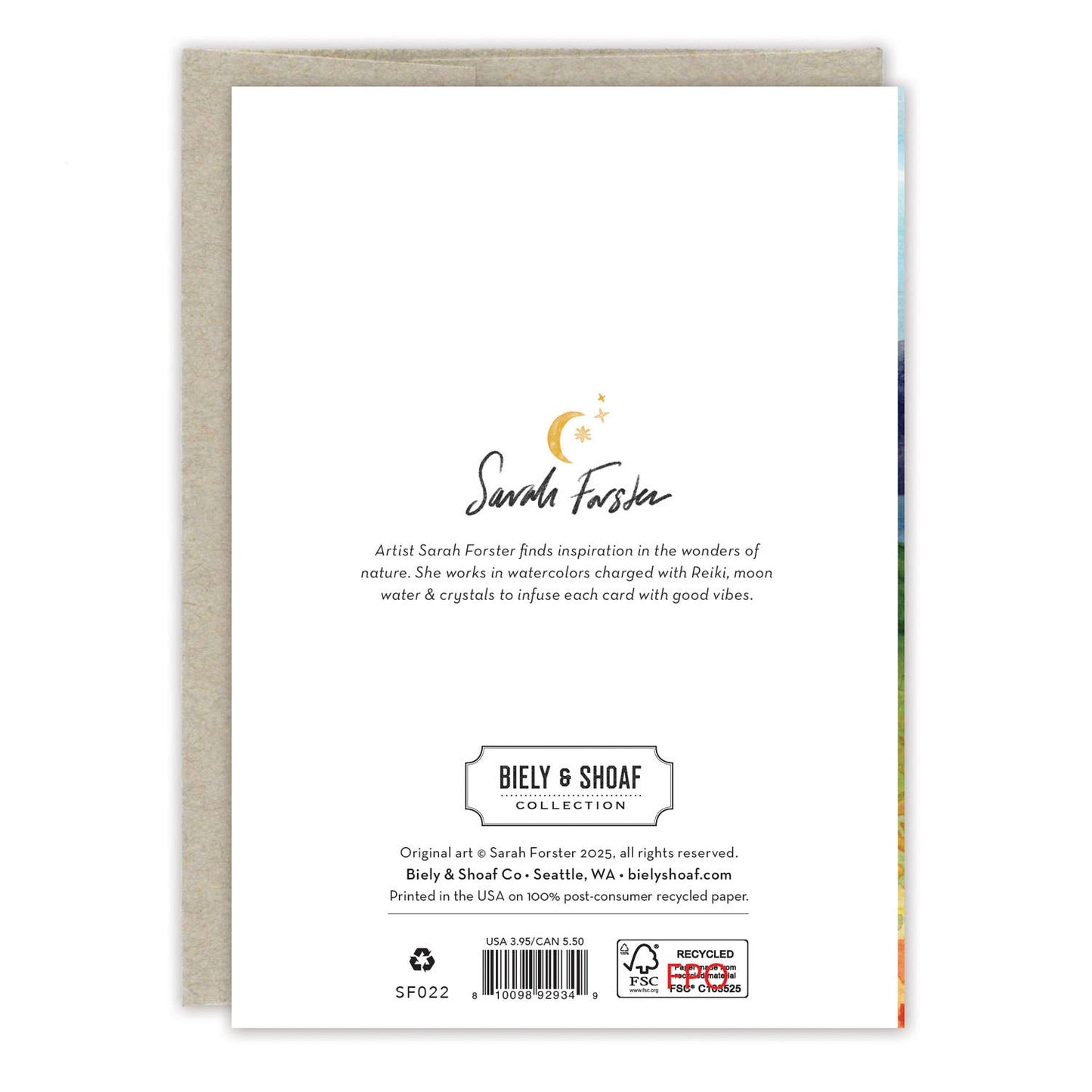 Flower Field Birthday Card