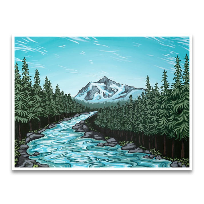 Dusk at Shuksan Print