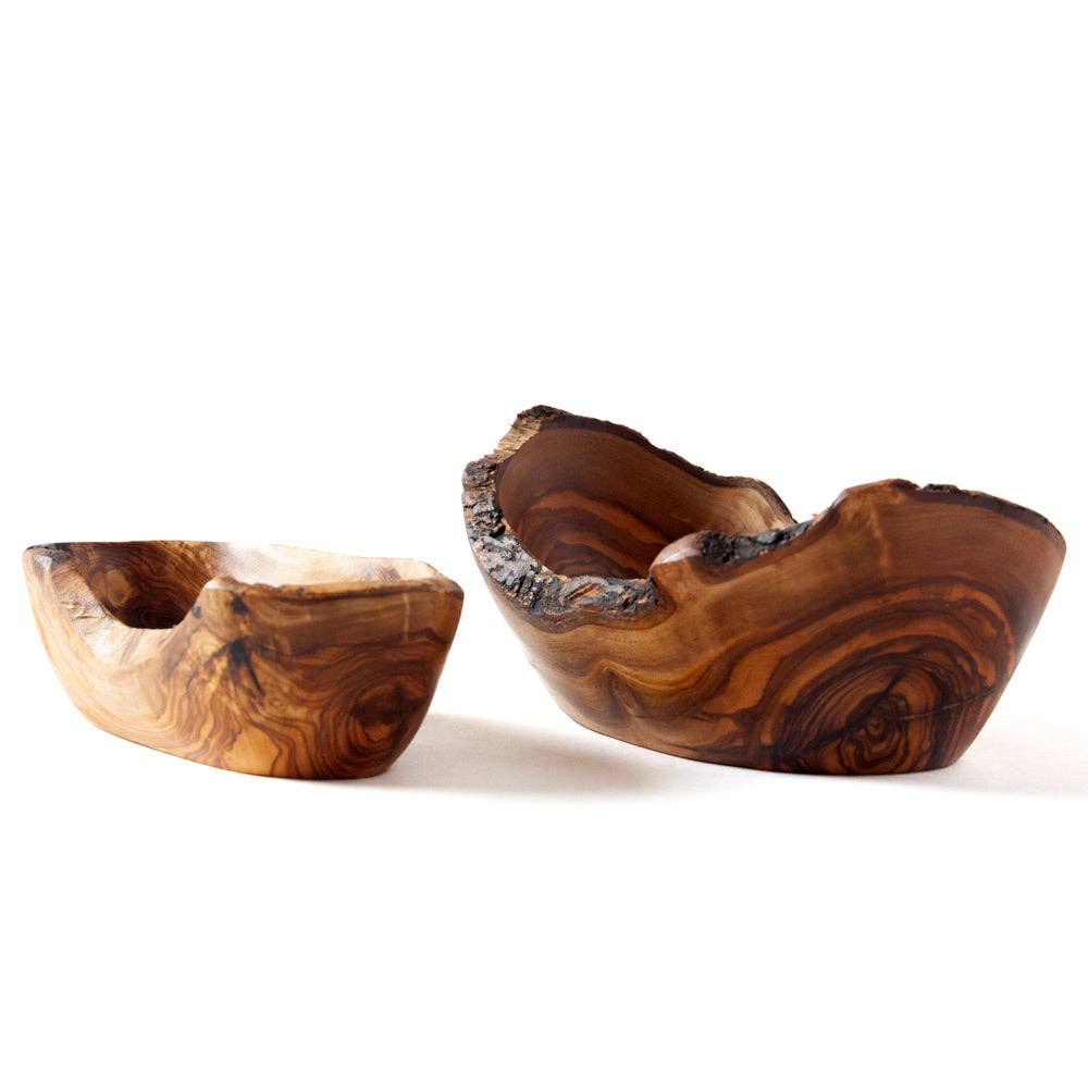 Small Rustic Olive Wood Dish