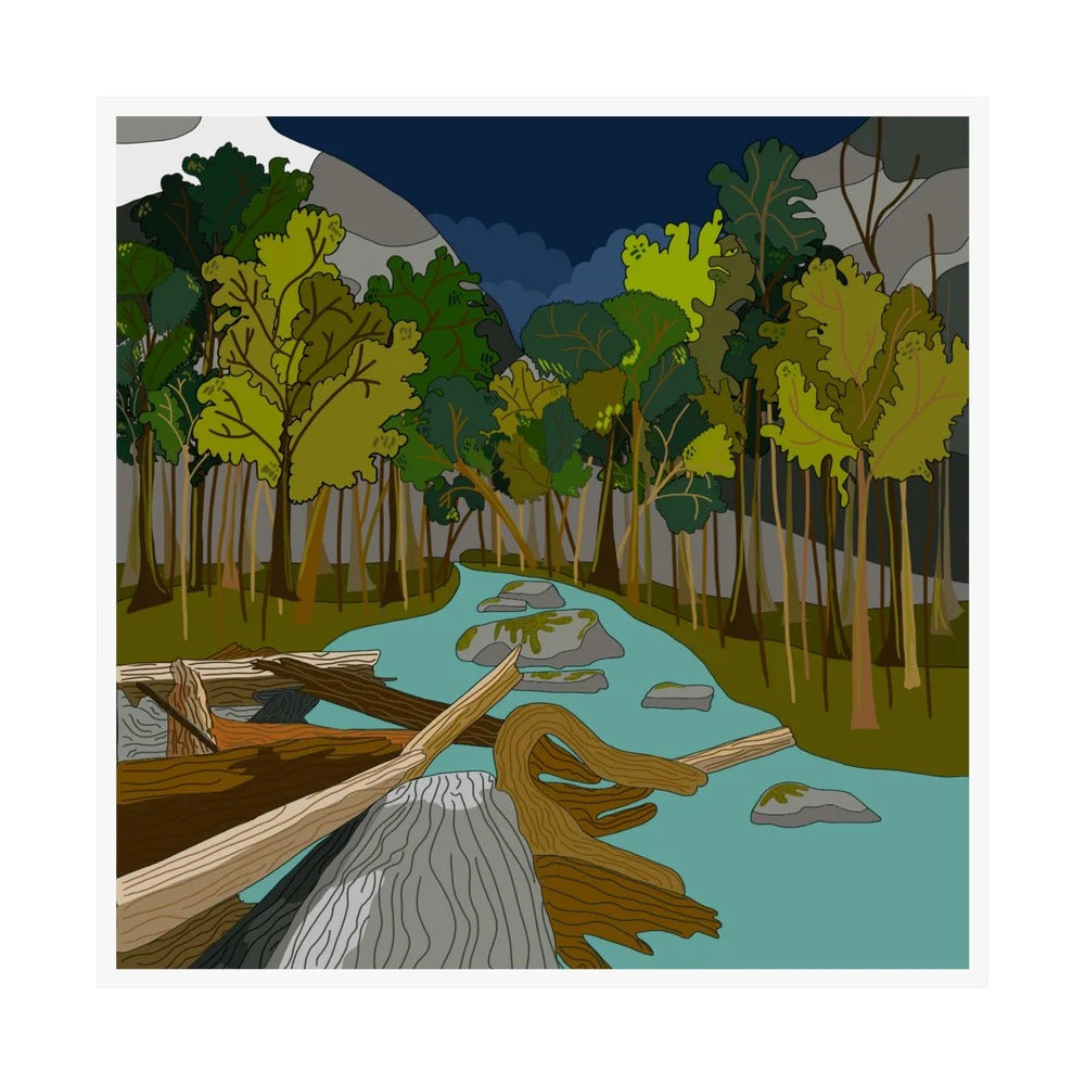 Hoh River Valley Print