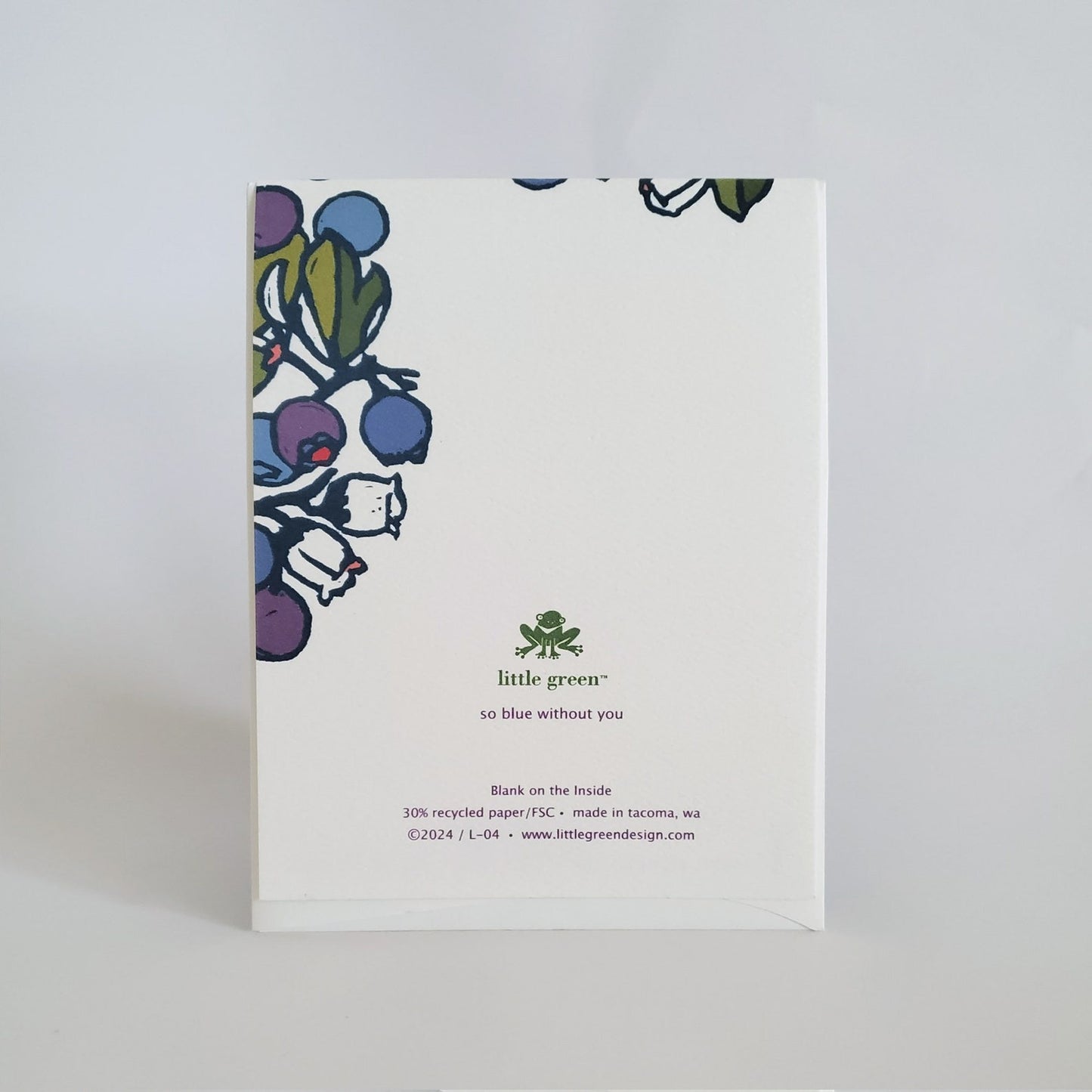 So Blue Without You Friendship Card