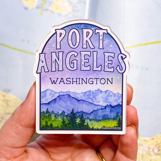 Port Angeles Arch Acrylic Magnet