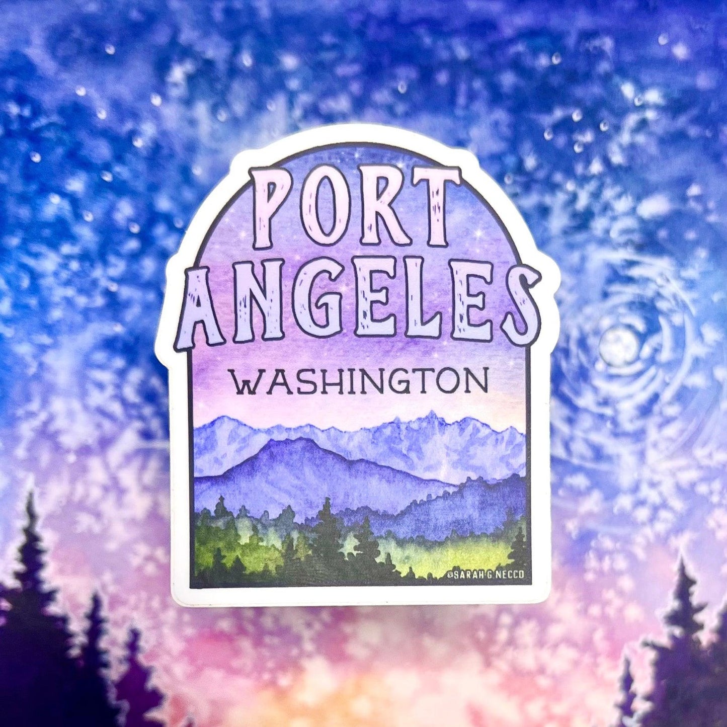 Port Angeles Arch Sticker