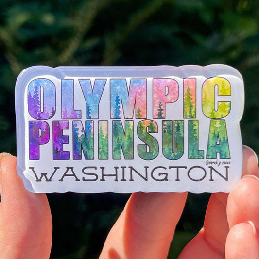 Olympic Peninsula Letters Magnet