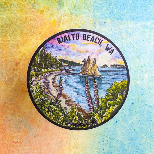 Rialto Beach Sticker