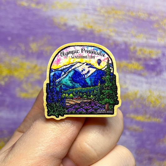 Olympic Peninsula Wood Pin